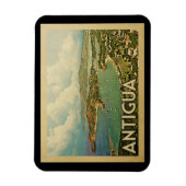 Antigua Magnet Vintage Travel Magneet (Verticaal)