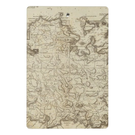 Antigua Mini Klembord (Achterkant)