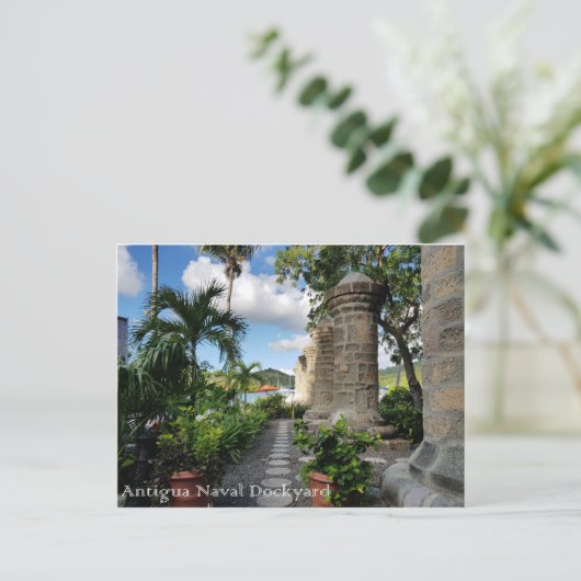 Antigua - Nelson Dockyard Briefkaart (Staand voorkant)