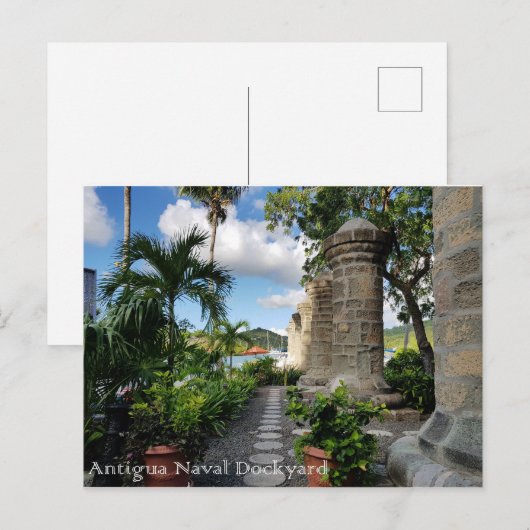 Antigua - Nelson Dockyard Briefkaart (Voorkant / Achterkant)