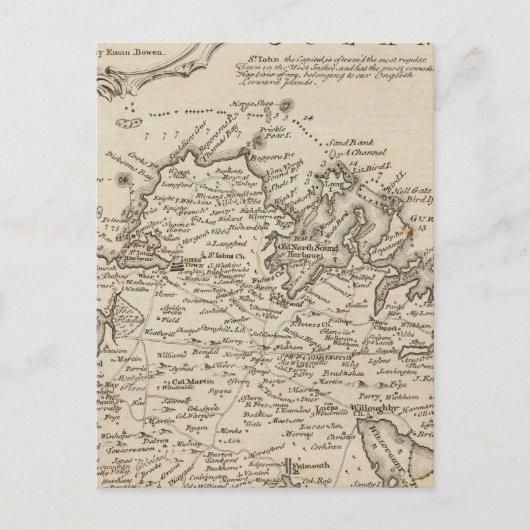 Antigua of Antego Briefkaart (Voorkant)