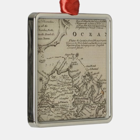 Antigua of Antego Metalen Ornament (Rechts)