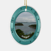 Antigua Porthole Keramisch Ornament (Rechts)