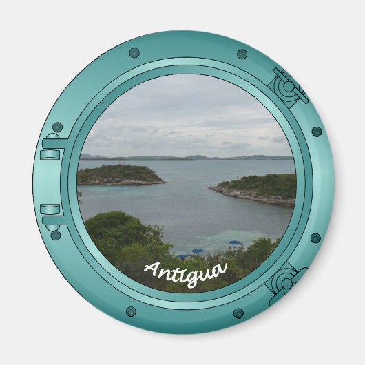 Antigua Porthole Magneet (Voorkant)