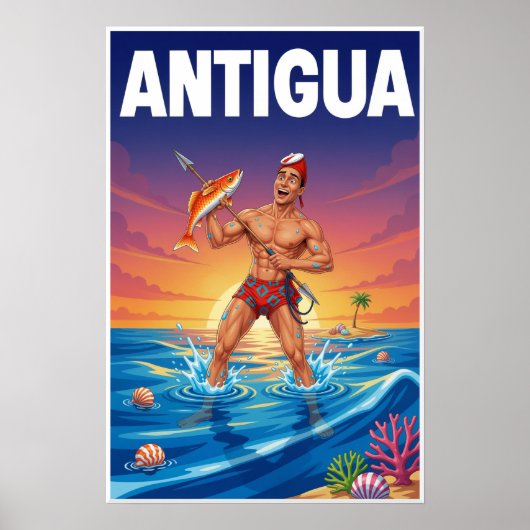 Antigua Poster (Voorkant)