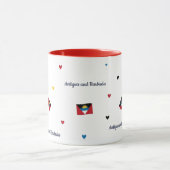 Antigua Roots Pattern Mok | Caribische Vlag (Midden)