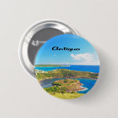 Antigua Sailboat races Ronde Button 5,7 Cm (Voorkant /achterkant)