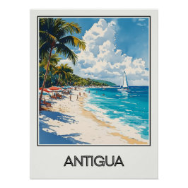 Antigua, tropisch paradijs perfect poster