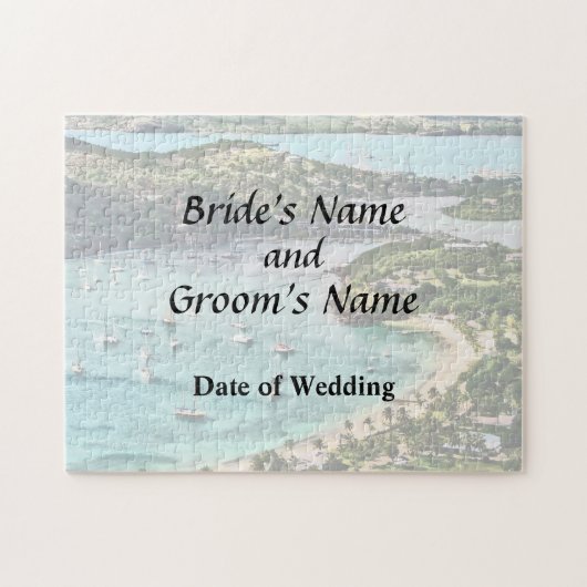 Antigua Uitzicht Falmouth Harbour Legpuzzel (Horizontaal)