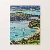 Antigua Uitzicht Falmouth Harbour Legpuzzel (Verticaal)
