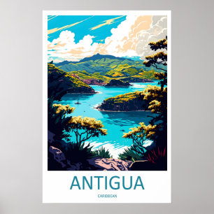 Antigua Vintage Reizen Nationaal Skiposter Park Poster