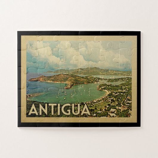 Antigua Vintage Travel Legpuzzel (Horizontaal)