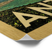 Antigua Vintage Travel Poster (Hoek)