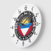 Antigua zal voor elke grote wandklok thuis zijn (Hoek)