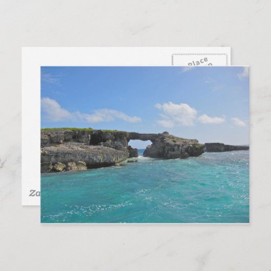 antigua-zee briefkaart (Voorkant / Achterkant)