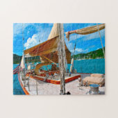 Antigua-zeiljachten, puzzel (Horizontaal)