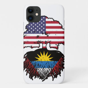 Antiguan American USA Tree Roots Flag Case-Mate iPhone Case