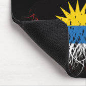 Antiguan American USA Tree Roots Flag Muismat (Hoek)