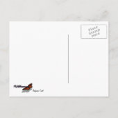 Antiguan Beach Mooi tropisch landschap Briefkaart (Achterkant)