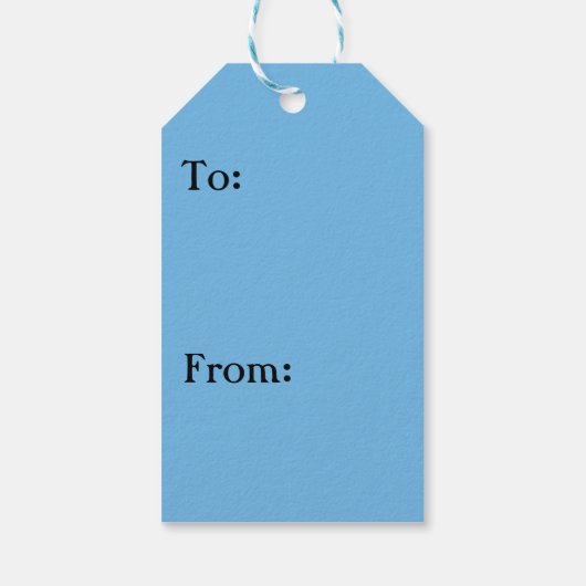 Antiguan Beach Mooi tropisch landschap Cadeaulabel (Achterkant)