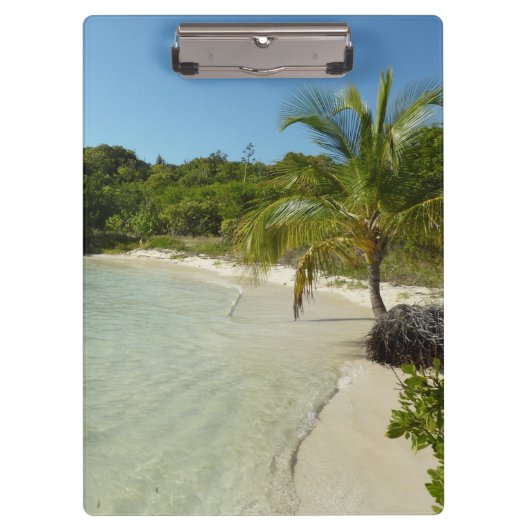 Antiguan Beach Mooi tropisch landschap Klembord (Voorkant)