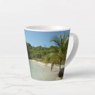 Antiguan Beach Mooi tropisch landschap Latte Mok