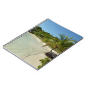 Antiguan Beach Mooi tropisch landschap Notitieboek (Linkerzijde)