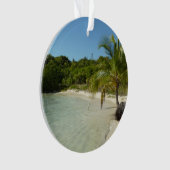 Antiguan Beach Mooi tropisch landschap Ornament (voorkant)