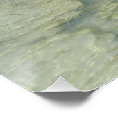 Antiguan Beach Mooi tropisch landschap Perfect Poster (Hoek)