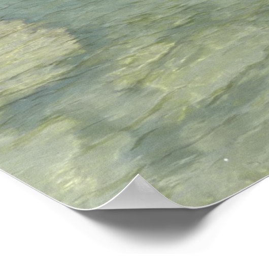 Antiguan Beach Mooi tropisch landschap Poster (Hoek)