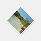 Antiguan Beach Mooi tropisch landschap Servet (Hoek)