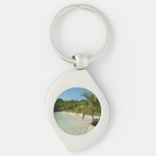 Antiguan Beach Mooi tropisch landschap Sleutelhanger