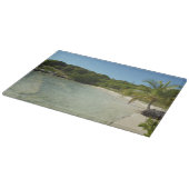 Antiguan Beach Mooi tropisch landschap Snijplank (Hoek)