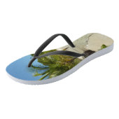 Antiguan Beach Mooi tropisch landschap Teenslippers (Schuin)