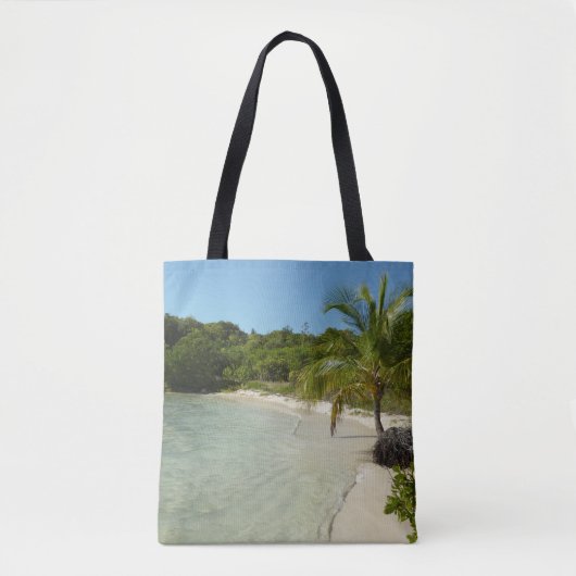 Antiguan Beach Mooi tropisch landschap Tote Bag (Voorkant)