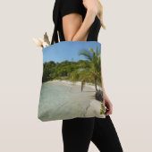 Antiguan Beach Mooi tropisch landschap Tote Bag (Dichtbij)
