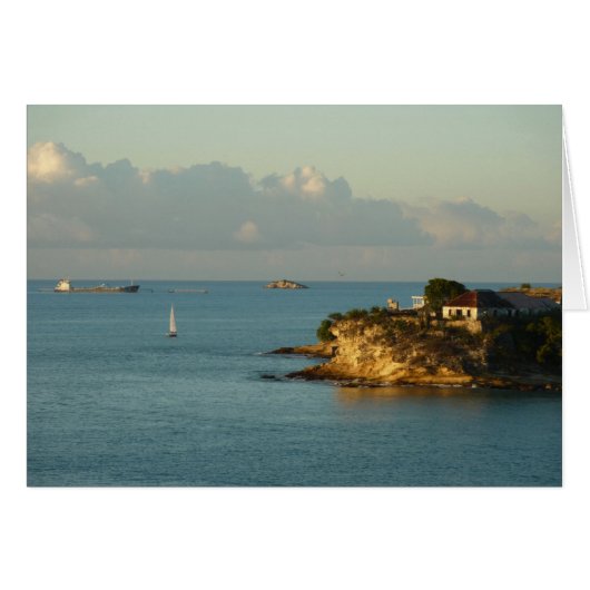 Antiguan Coast Beauful Island Seascape (Voorkant Horizontaal)