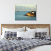 Antiguan Coast Beauful Island Seascape Canvas Afdruk (Insitu (Slaapkamer))