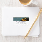 Antiguan Coast Beauful Island Seascape Etiket (Insitu)