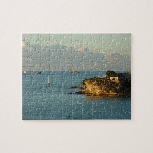Antiguan Coast Beauful Island Seascape Legpuzzel (Horizontaal)