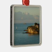 Antiguan Coast Beauful Island Seascape Metalen Ornament (Rechts)