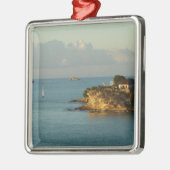Antiguan Coast Beauful Island Seascape Metalen Ornament (Links)