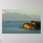 Antiguan Coast Beauful Island Seascape Poster (Voorkant)