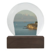 Antiguan Coast Beauful Island Seascape Sneeuwbol (Achterkant)