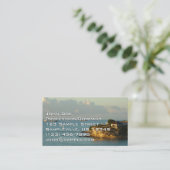 Antiguan Coast Beautiful Island Seascape Visitekaartje (Staand voorkant)