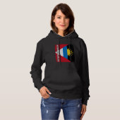 Antiguan Flag Antigua and Barbuda Hoodie (Voorkant volledig)