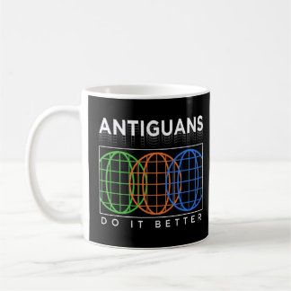 Antiguans doen het beter met patriottische Humor N Koffiemok