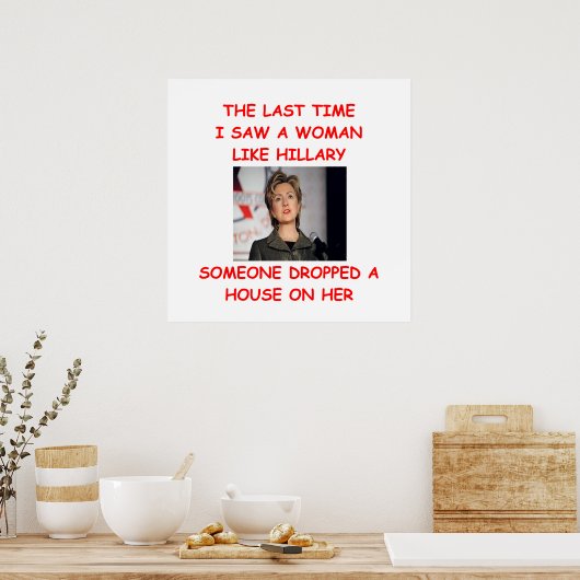 antihillary 2016 poster (Keuken)