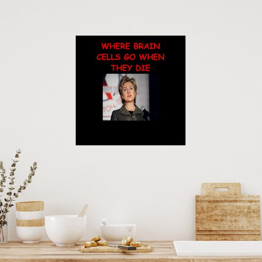 antihillary 2016 poster (Keuken)