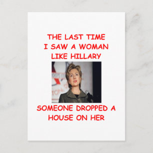 antihillary clinton briefkaart
